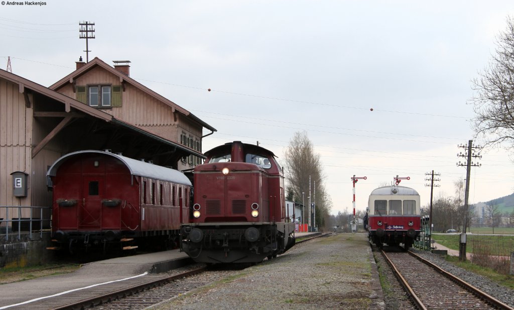 V100 2335 und VT 3 in Blumberg 7.4.12