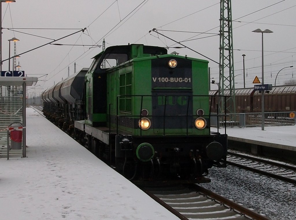 V100-BUG-01 am 01.Februar 2011 in Bergen/Rgen.