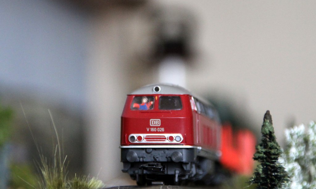 V160 auf der Anlage. Foto 25.10.12