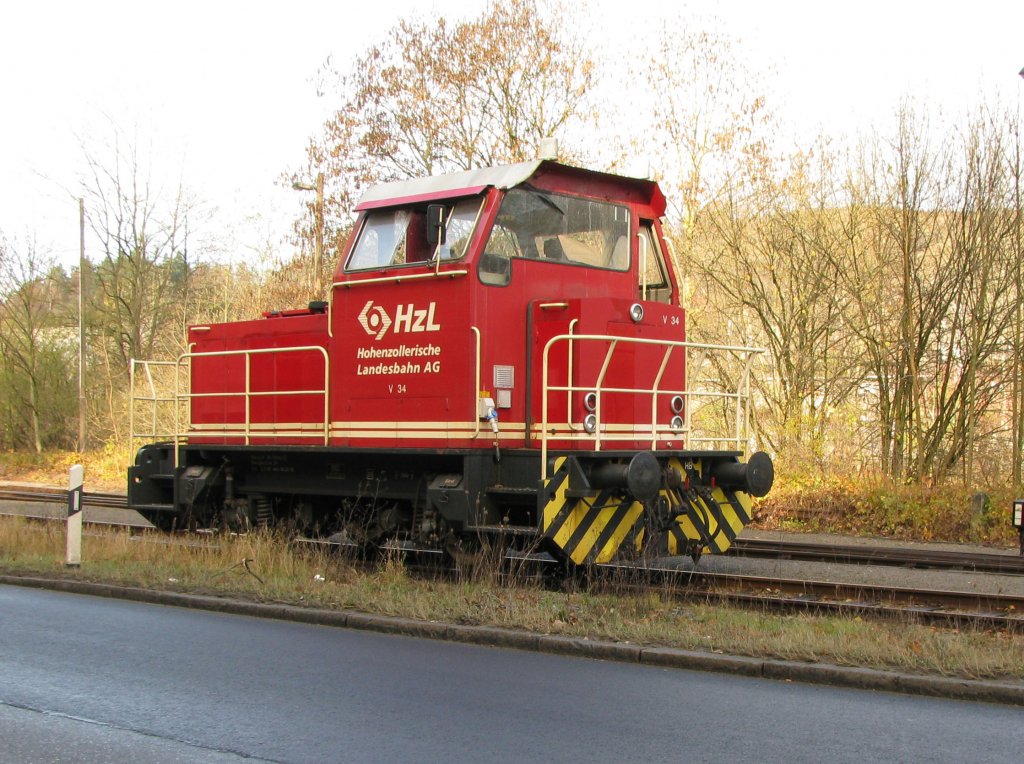 V31 der HzL in Stetten bei Haigerloch am 6.November 2009