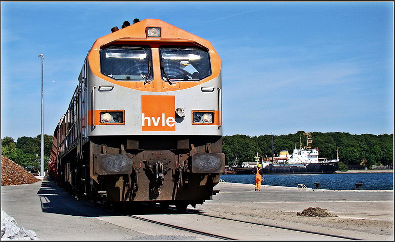 V330.2 -hvle- im S�dhafen von Stralsund.  am 03.07.09 