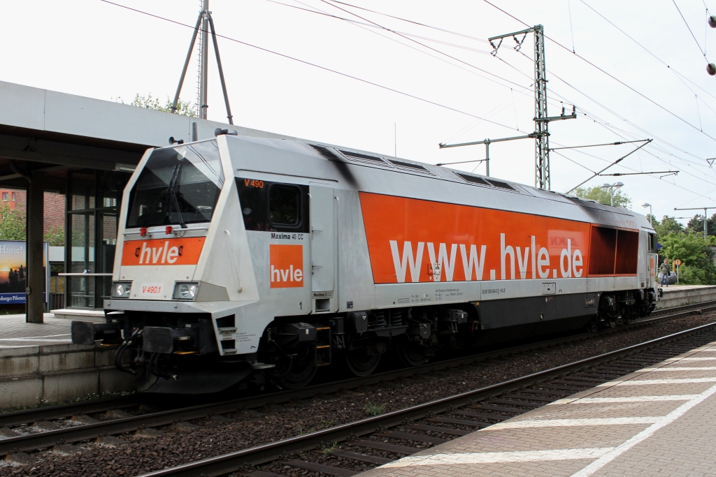 V490.1 der HVLE solo in Elmshorn (19.05.2011)