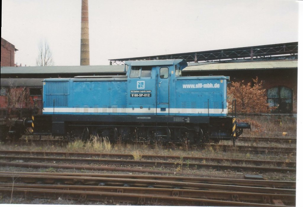 V60-SP-012 - eingestellt bei der SLG mbH - in Leipzig-Plagwitz (2001/2002)