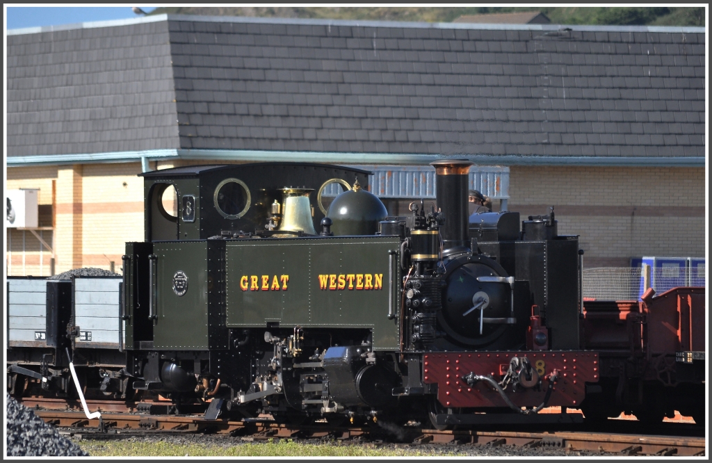 Vale of Rheidol Railway Lok Nr 8 in Aberystwyth. (05.09.2012)