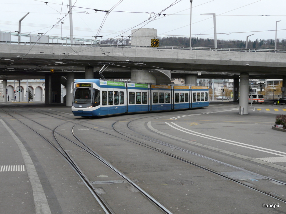 VBZ - Be 5/6 3037 unterwegs auf der Linie 13 in Zrich am 01.01.2013