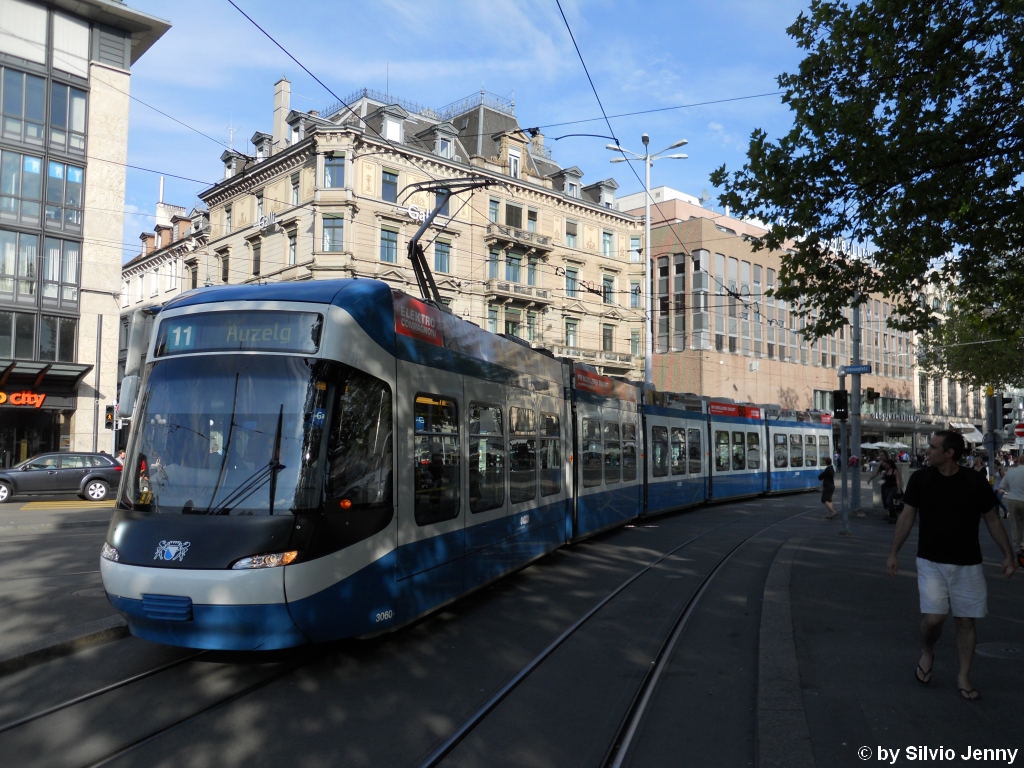 VBZ Nr. 3060 am 5.9.2010 beim Bellevue