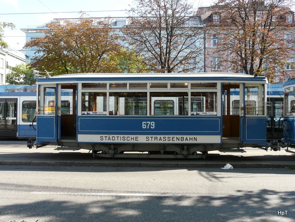 VBZ - Oldtimer  B 679 .. Fotot vom 04.10.2009