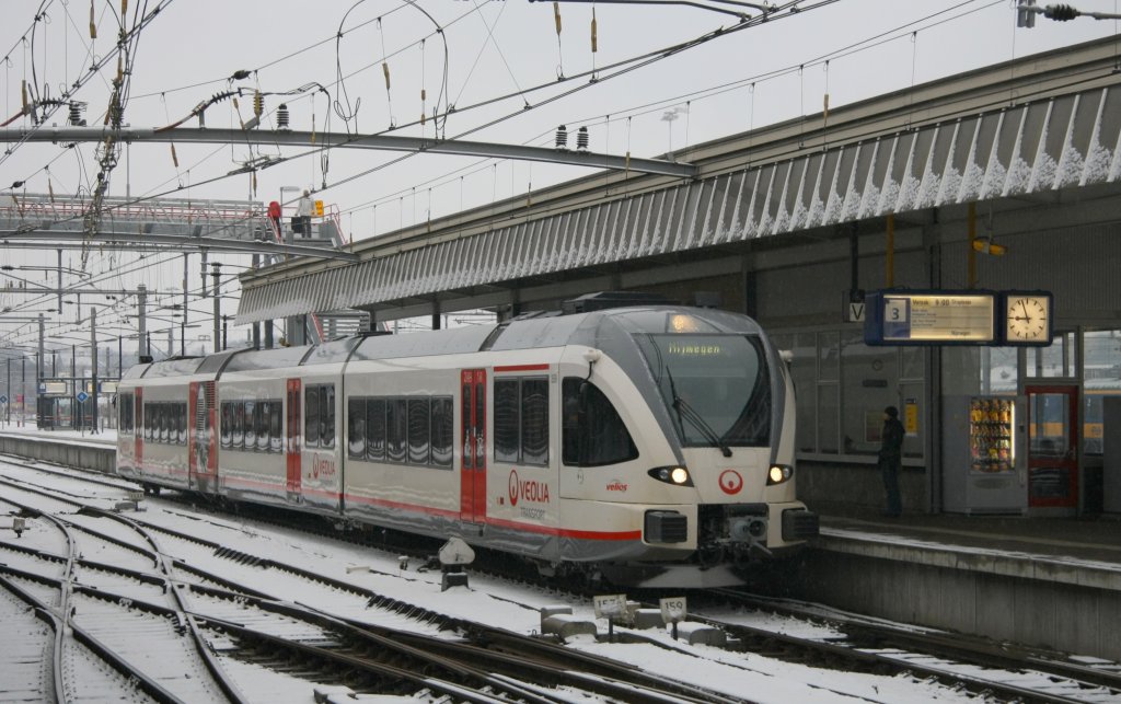 Veolia GTW 539 am 14.02.10 in Venlo.