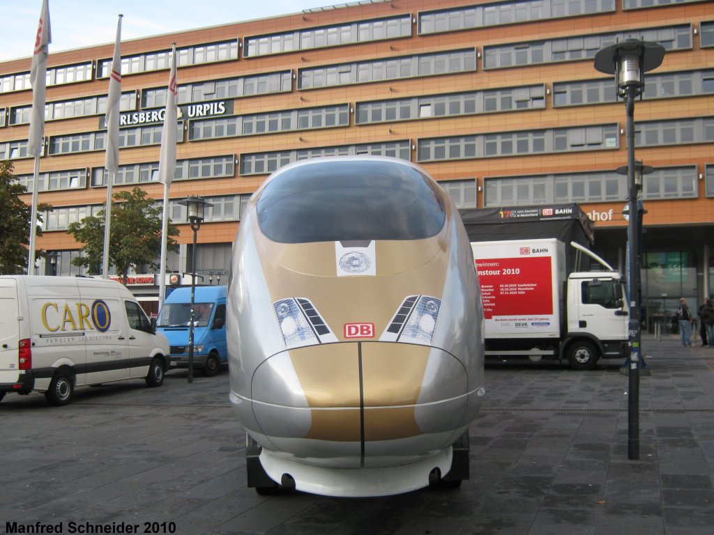 Veranstaltung der Deutschen Bahn vor dem Eurobahnhof in Saarbrcken. Das Foto habe ich am 02.10.2010 gemacht.