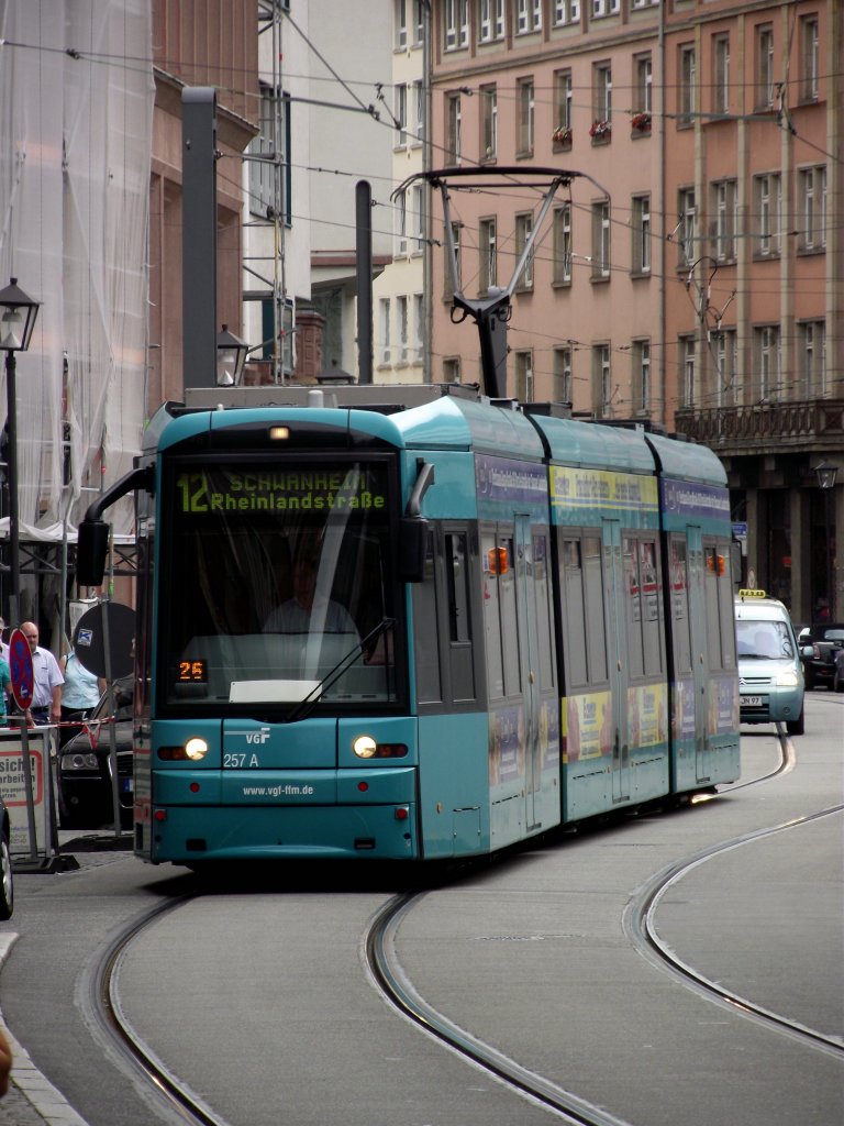 VGF S-Wagen 257 am 11.09.11 in Frankfurt am Main 