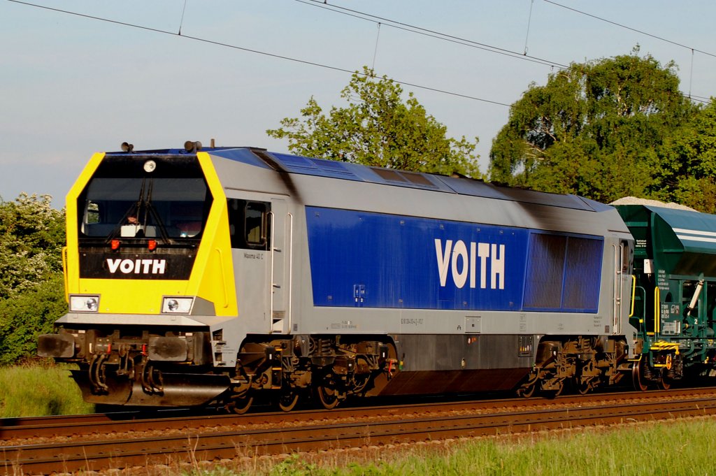 Voith Maxima am 08.05.2012 bei Woltorf