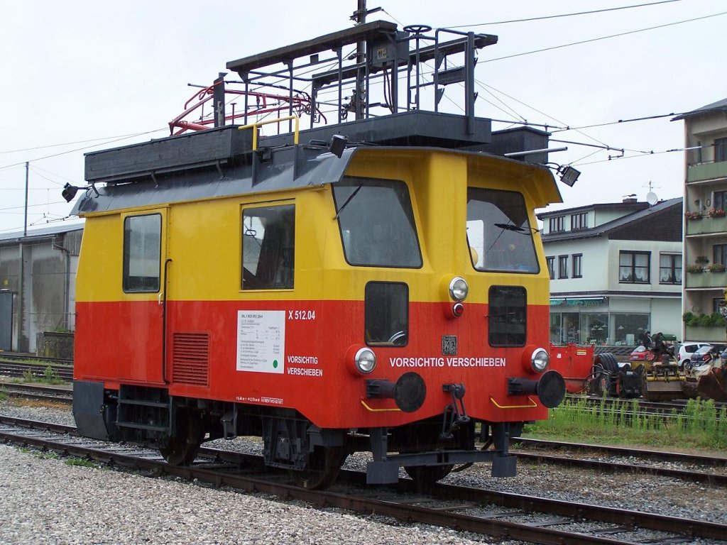 Vorchdorferbahn : Dienstwagen X 512 04 am 07/08/10.