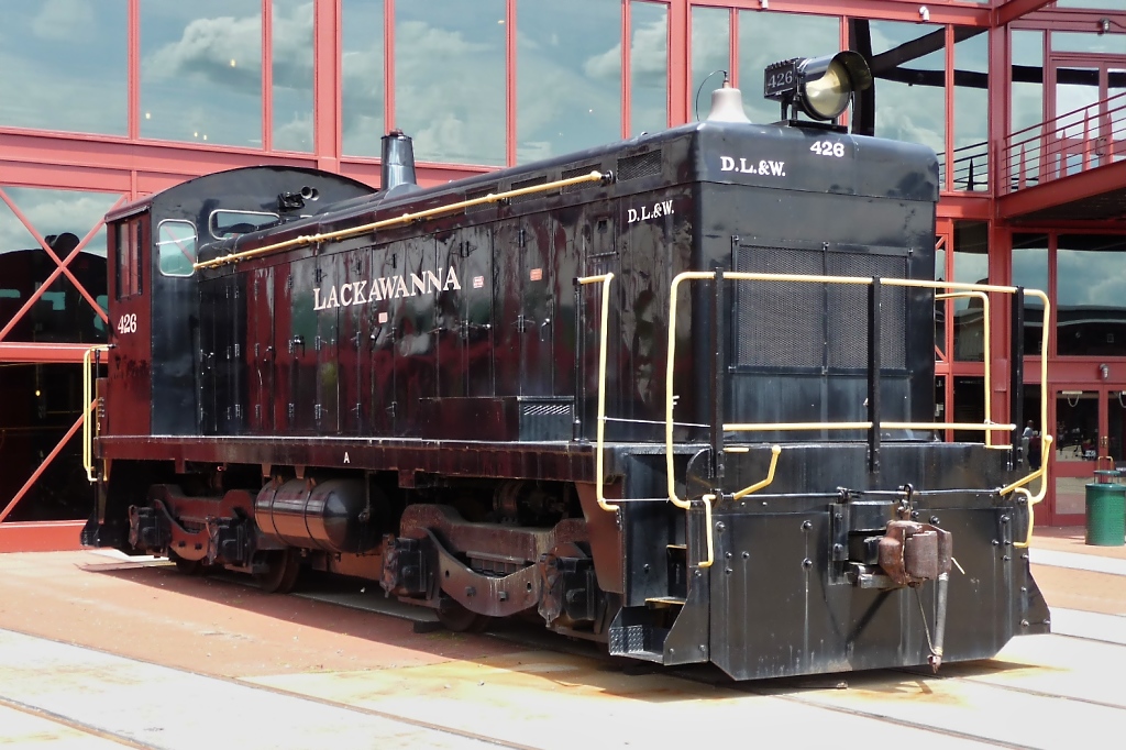 Vorserienmodell der EMC Rangierlok Serie SC, gebaut 1935 f�r die Delaware, Lackawanna and Western Railroad #426, in  Steamtown  Scranton, PA (4.6.09) 