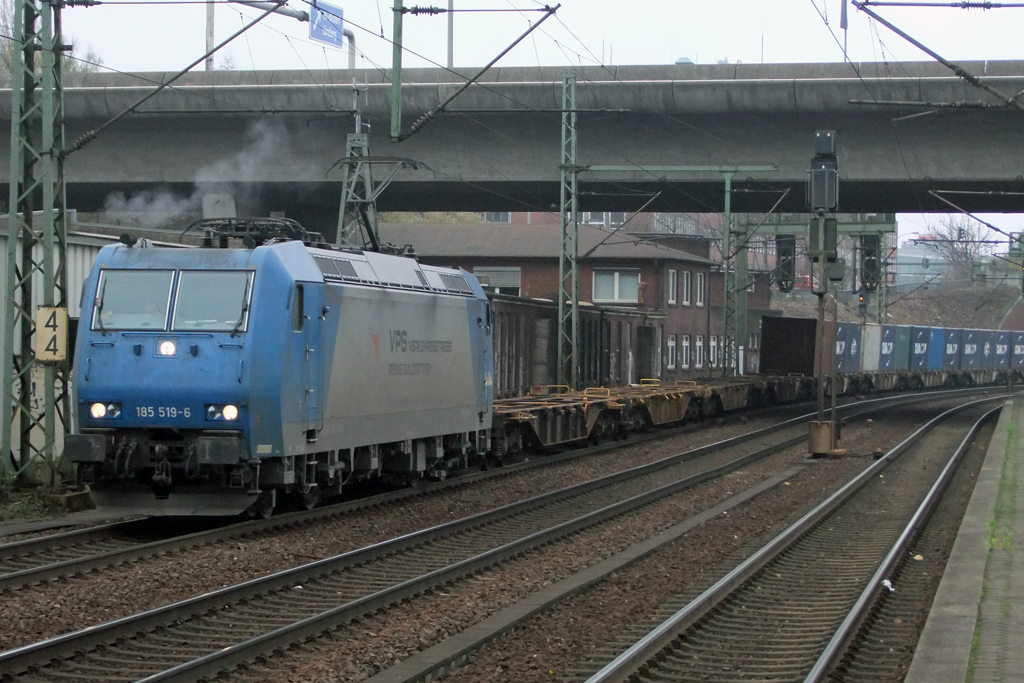 VPS 185 519-6 in Hamburg-Harburg 20.11.2010