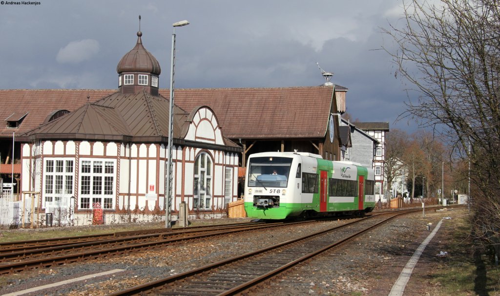 VT 101 als STB80531 (Eisfeld-Eisenbach) in Bad Salzungen 10.4.13