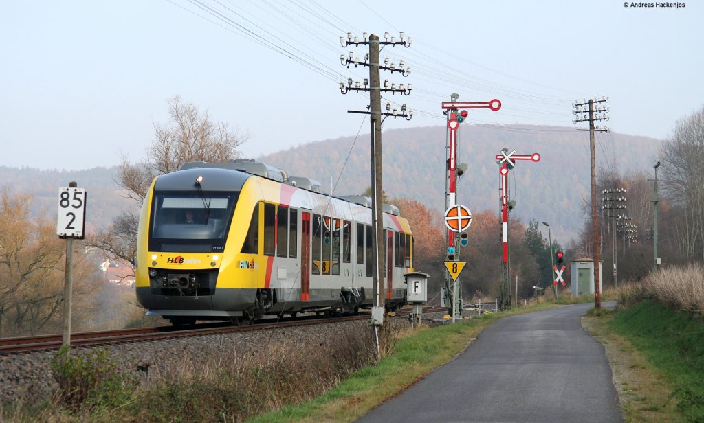 VT 280 der HLB als HLB69724 (Fulda-Gieen) am Esig oder besser gesagt an den Esigs^^ Bad Salzschlirf 12.11.11

PS: Ich wei nicht ob es gerade ist, da ist so viel schief ;-)