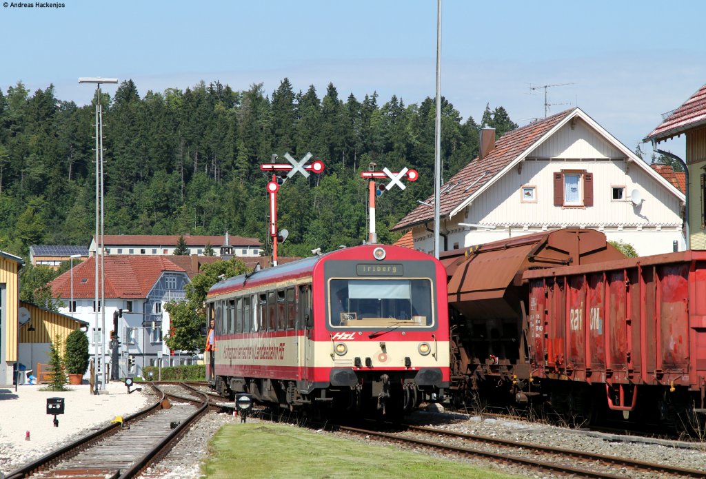 VT 43 der HzL in Mnsingen 18.8.11