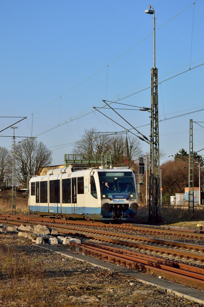 VT 6.009 der Rurtalbahn als RB39 nach Dalheim. Rheydt den 26.3.2013