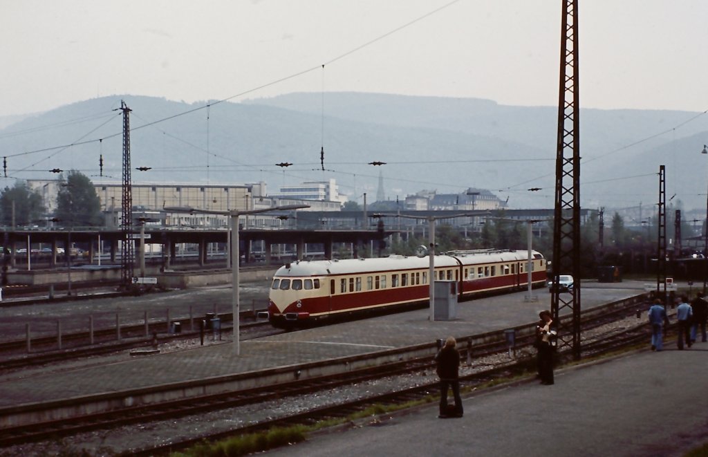 VT 608 801 der US-Army 1976 in Heidelberg.