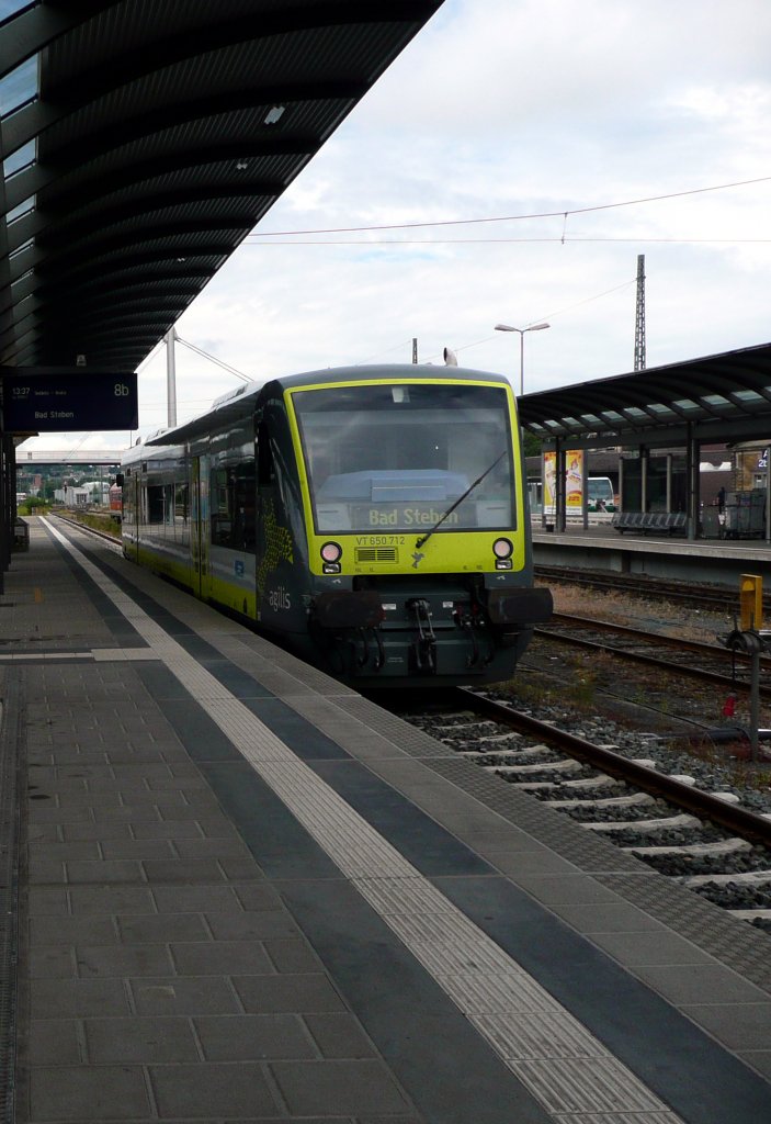 VT 650.712 von Agilis in Hof. Foto 07.07.2012