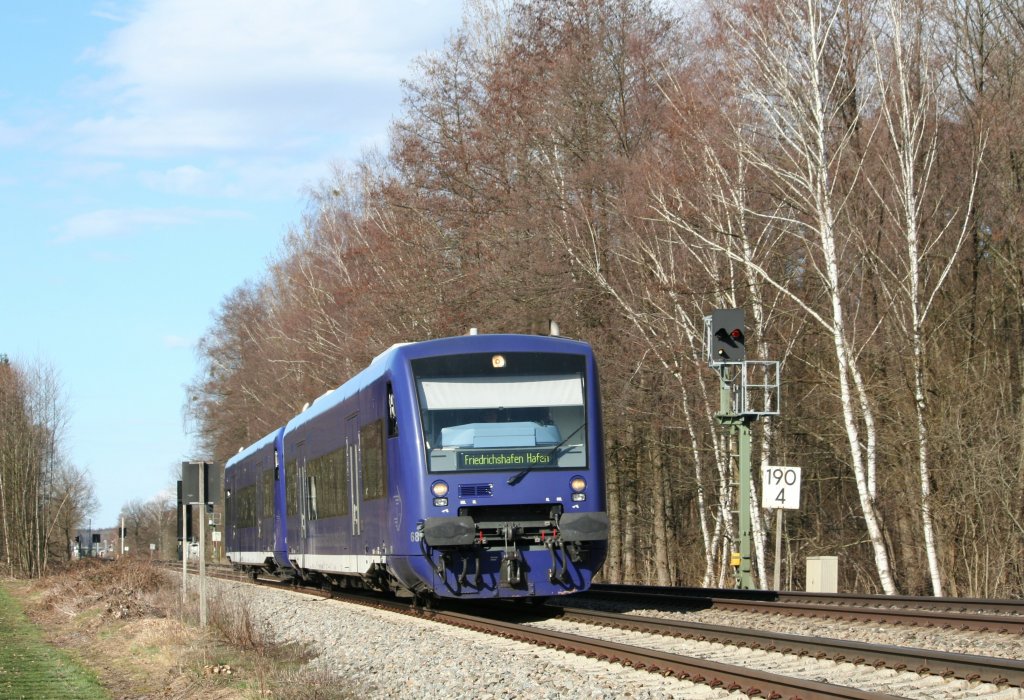 VT 68 und ein weiterer RS1 der BOB nrlich von Kehlen, 25.03.10