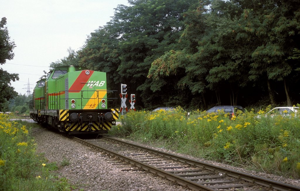 WAB 13 + 12  Rastatt  20.08.00