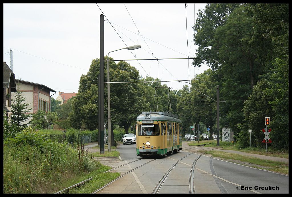 Wagen 47 (GT6) der SRS in Friedrichshagen am 5.8.12.