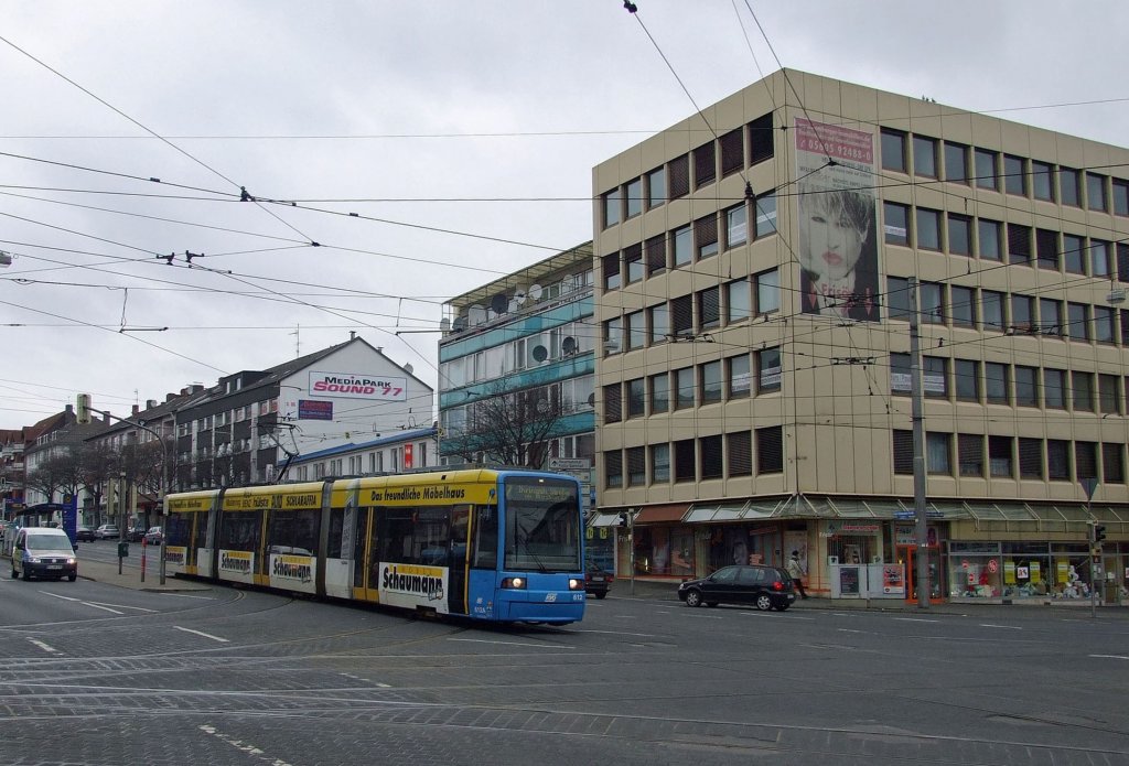 Wagen 612,heute abgelichtet am Stern in Kassel (11.03.2012).