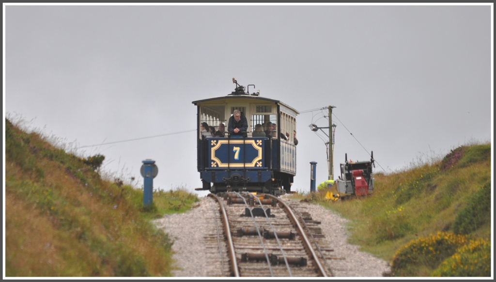Wagen 7 im Geflle der oberen Streckenhlfte. (13.08.2011)