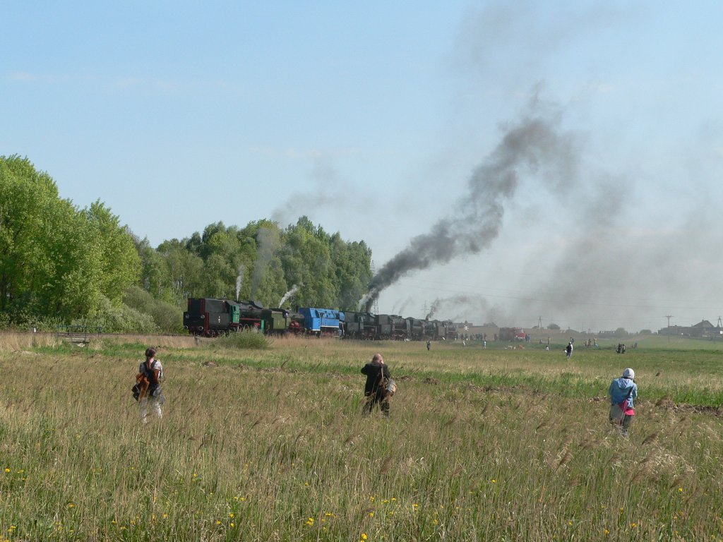 Wahre Liebe: Pufferksser und die Objekte ihrer Begierde. 30.4.2011 in Wolsztyn