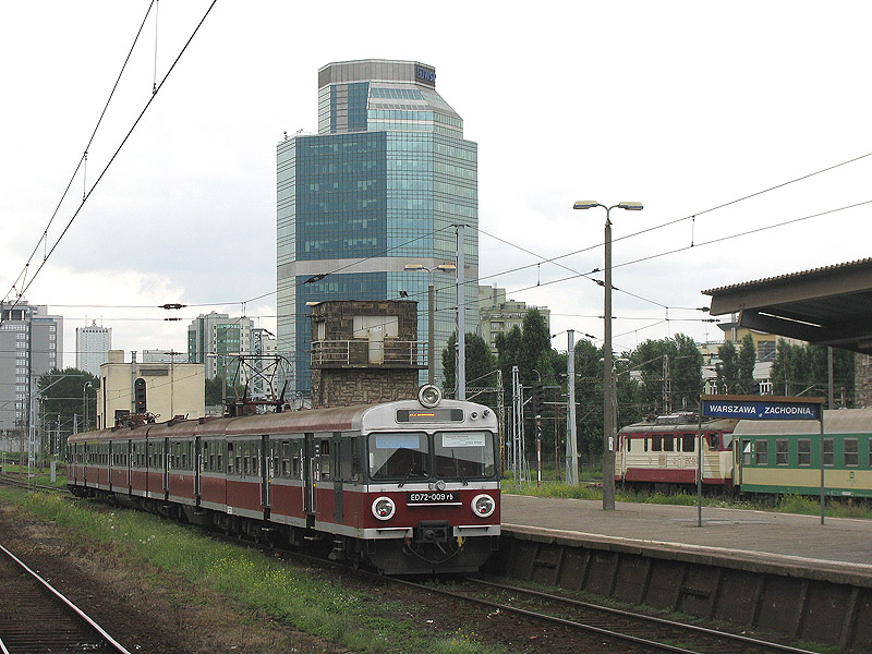 Warszawa Zachodnia, 12.07.2009. ED72-009 als IR 31124 aus Krak�w Gł�wny