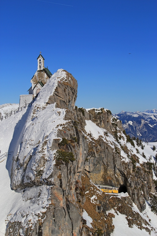 Wendelsteinbahn, Nostalgiezug. 22.02.2012
