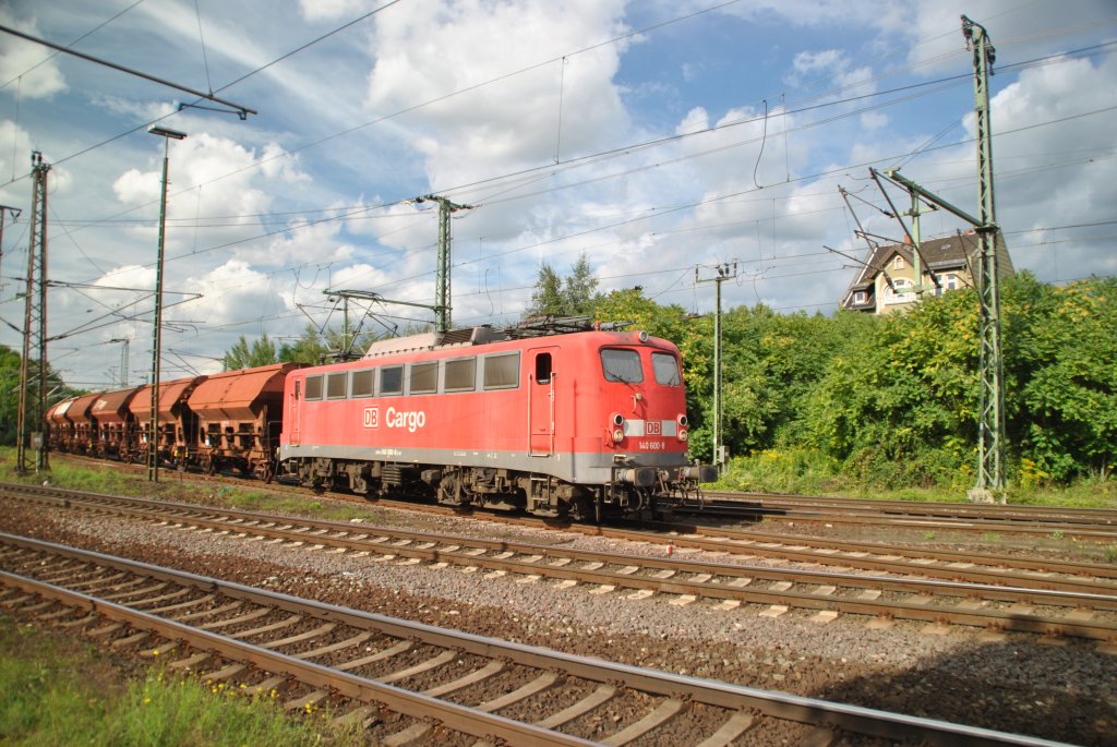 Wenige Zeit spter kam 140 600-8 zurck am 03.09.2010.