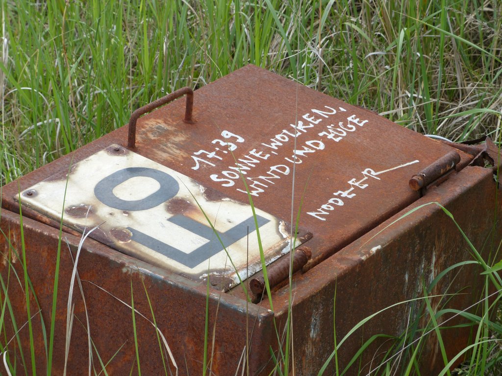 Wie romantisch: Sonne, Wolken, Wind und Zge. Letztere drften einen Groteil der Besucher des ehemaligen Rangierbahnhofs Wuhlheide interessieren. 8.6.2013