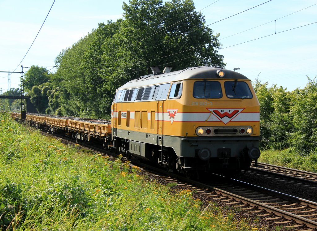 Wiebe Lok Nr.6 216 032-3 am 16.08.2012 in Ahlten