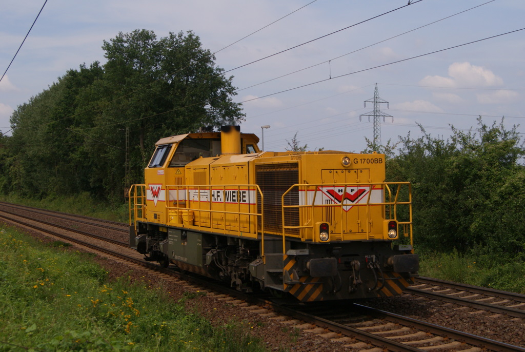 Wiebe MaK G1700BB als Lz in Hannover-Ahlten am 28.07.2011