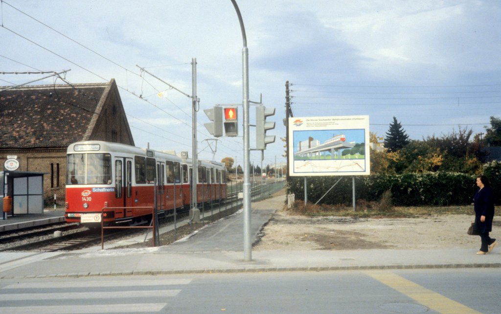 Wien WVB SL 64 (c5 1430) Am Schpfwerk im Oktober 1979.
