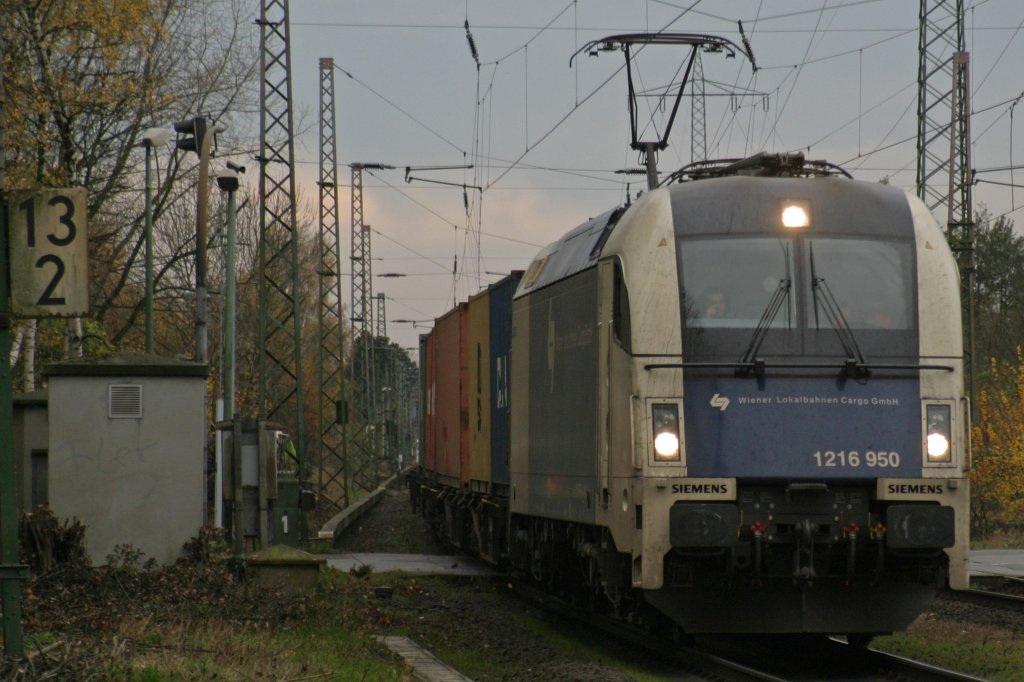 WLB 1216 950 durchfhrt am 14.11.09 Ratingen-Lintorf