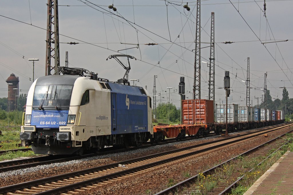 WLB ES 64 U2-022 am 2.8.10 in Duisburg-Bissingheim