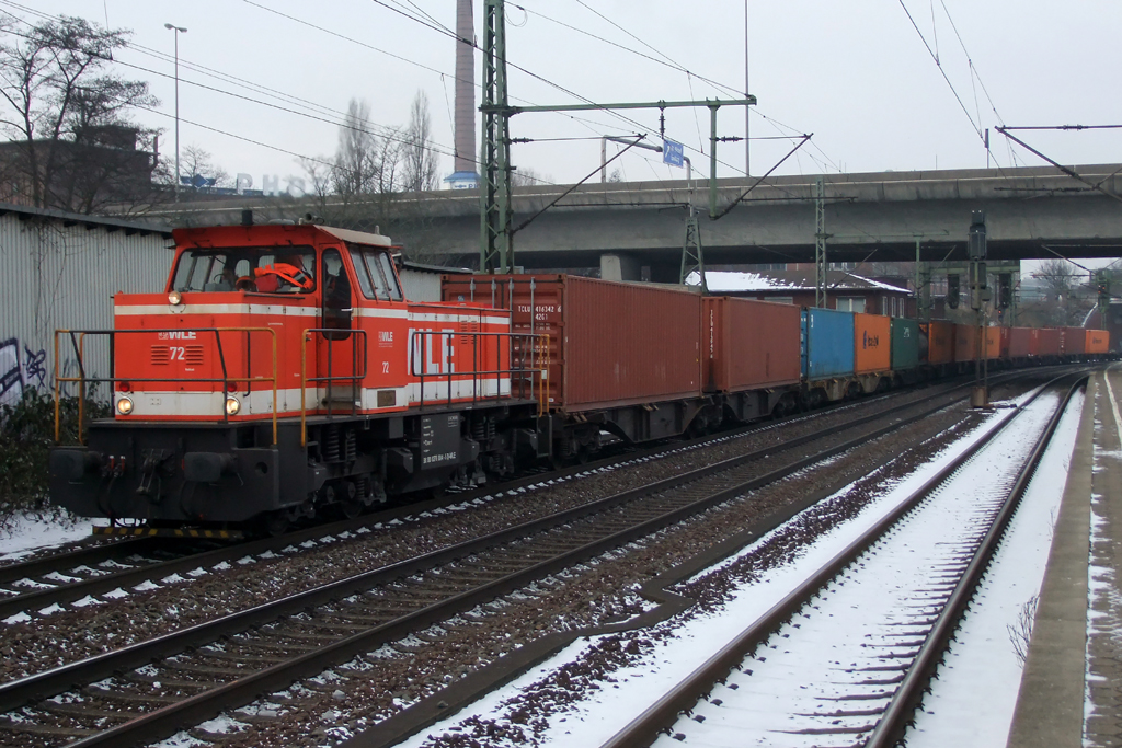 WLE 72 in Hamburg-Harburg 26.1.2013