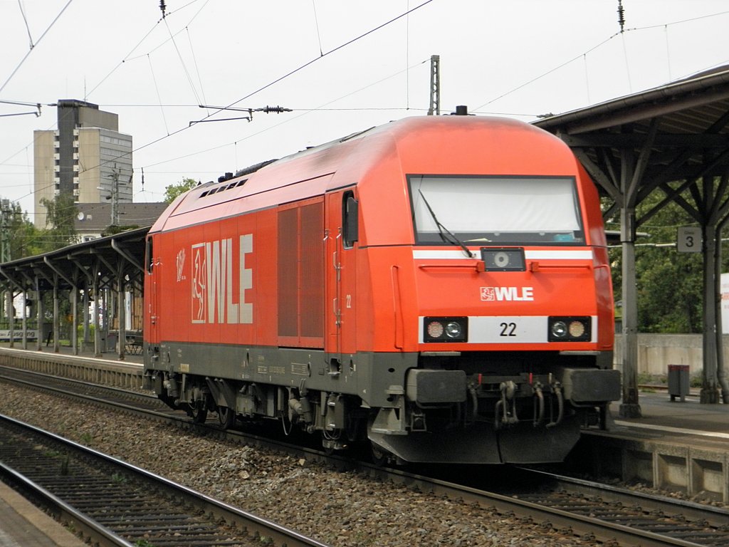 WLE Eurorunner 22  125 Jahre WLE  solo in Beuel am 11.8.2011
