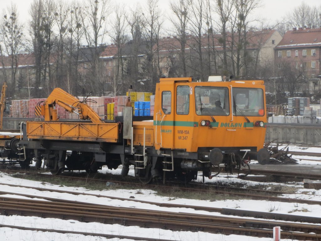 WM15A Nr. 347 am 07.04.2013 am Hauptbahnhof Gleiwitz (Gliwice)