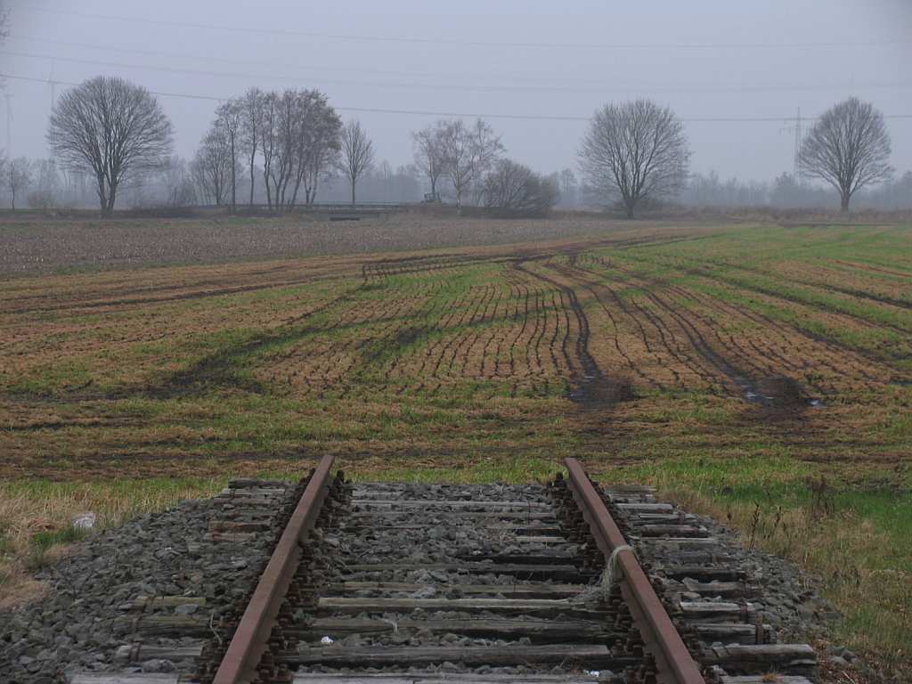 Wo ist die Eisenbahn geblieben? D�rpen, 16-3-2012.