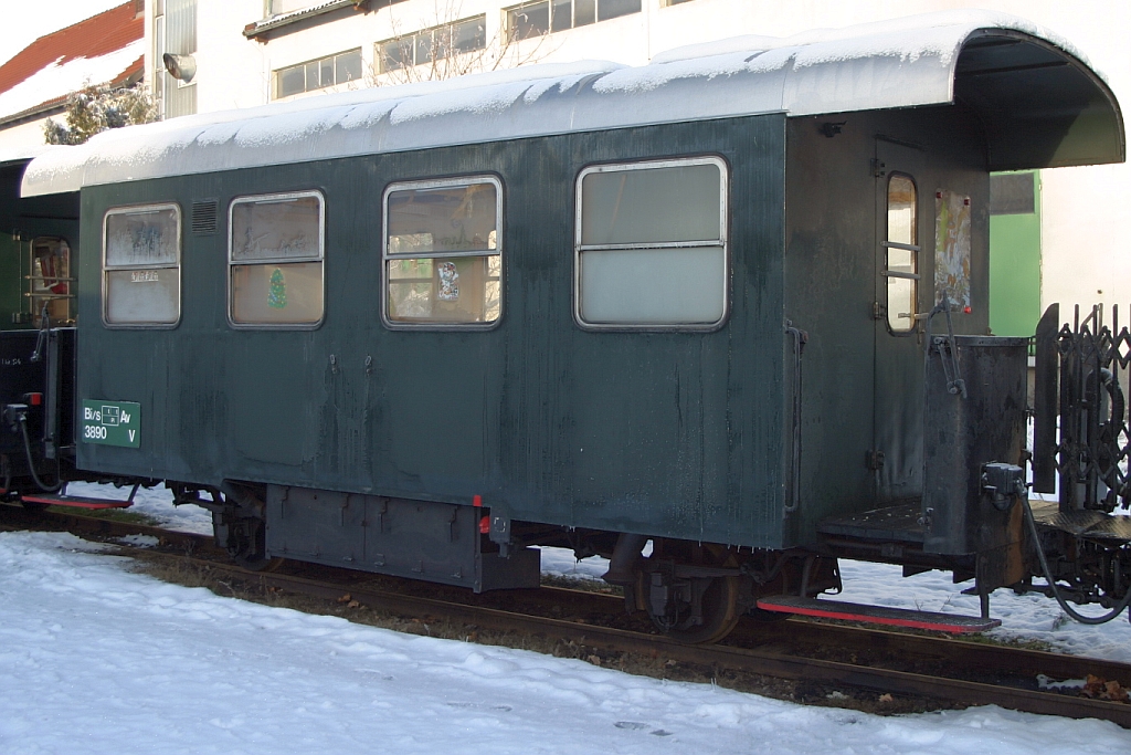 WSV Bi/s_3890 am 04.Dezember 2005 im Bf. Heidenreichstein.