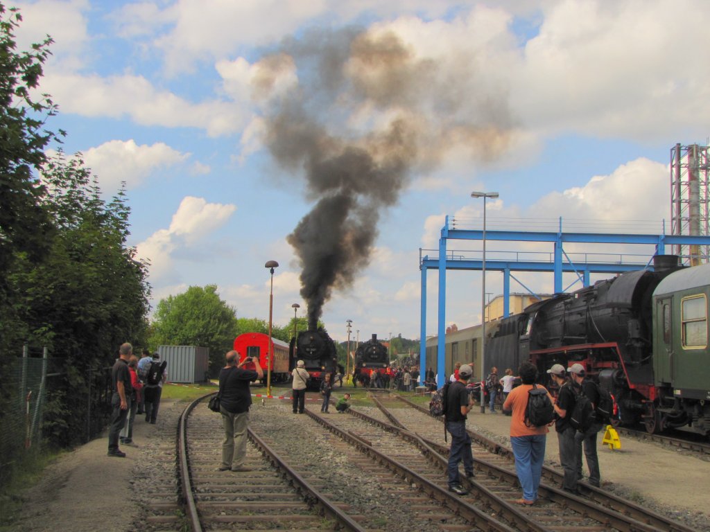 XVI. Meininger Dampfloktage im DLW Meiningen; 04.09.2010