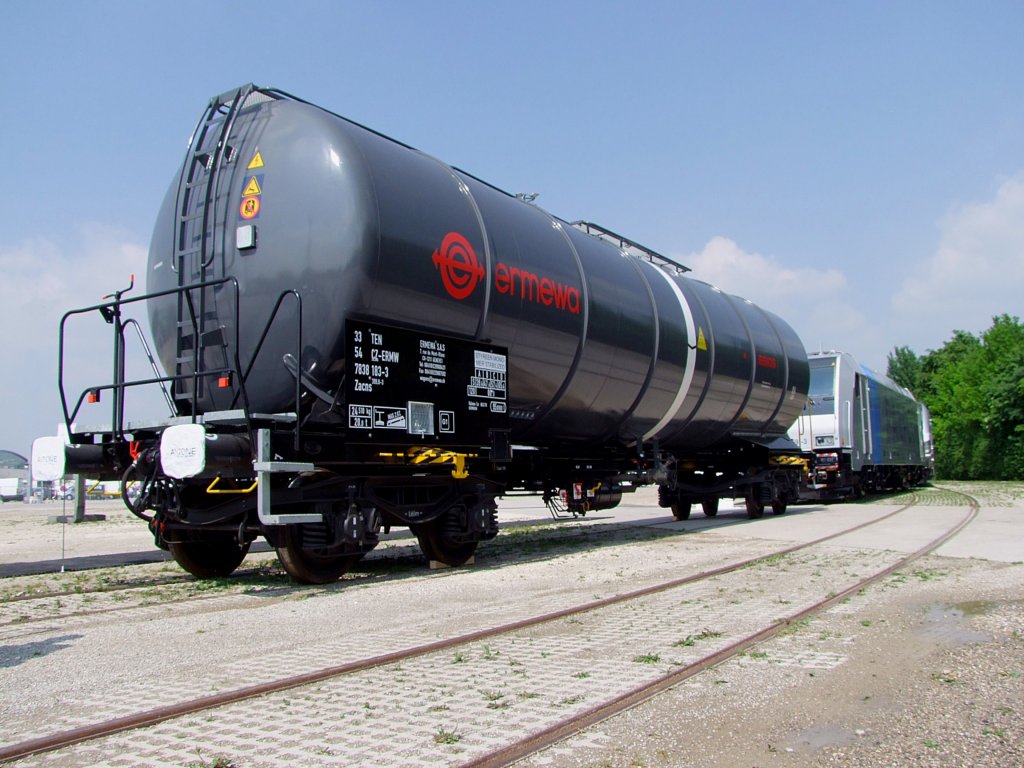 Zacns 3354(CZ-ERMW)7838183-3 als Ausstellungsstck auf der Transport-Logistic2011 in Mnchen; 110513