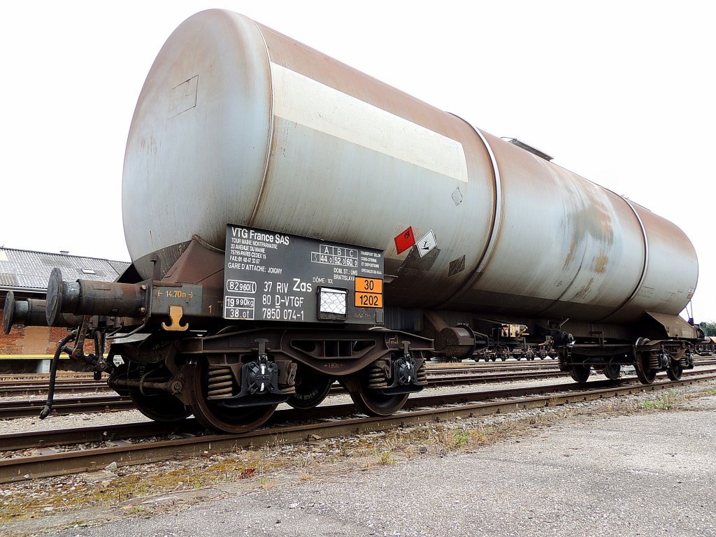 Zas, 3780(D-VTGF)7850074-1, wartet am Bhf. Ried i.I. auf seinen Abtransport; 120811