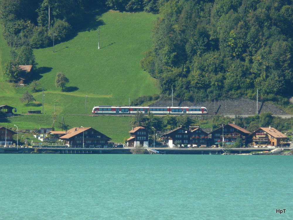 zb - Triebzug ABe 160 ... unterwegs bei Niederried am 14.09.2012