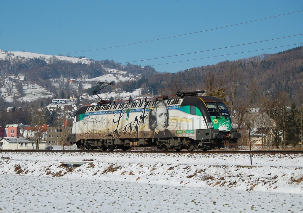 Zu meiner grossen berraschung ist am 16.03.2013
die 470 503 in Kirchdorf an der Krems zu sehen gewesen.