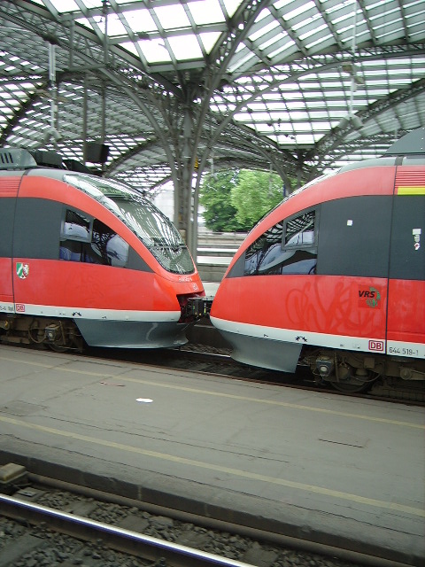 Zwei BR 644 in Kln Hbf am 18.07.09